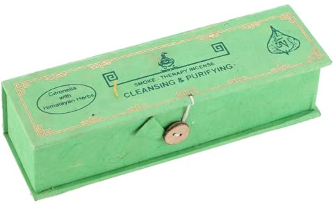GURU SHOP Himalayan Herbs Räucherstäbchen, Citronella Incense, Geschenkbox - Cleansing & Purifying, 14x4x3 cm