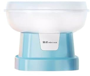 JMOZHCD Children Cotton Candy Machine Home Fully Automatic Cotton Candy Toy Making Machine for Handmade Mini Colored Candy (Blue)