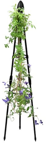 Treillis de jardin pour grimpantes, tour de grimpantes, tour de support pour d'extérieur, utilisation multiscénario, 80 cm : 246 g, 120 cm, pour légumes