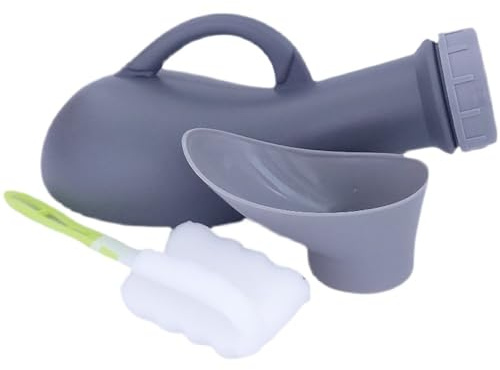 STHOYN Urinoir Homme Portable Masculine Prouve De Déversement Nocturne Pistolet Urinoir pour Homme Translucides De L'hôpital Durable des Urinal Homme Empêche