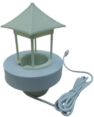 diwedaso Generatore di nebbia per piscine, mini nebbia, portatile, caratteristiche, accessori per umidificazione dell'acqua, serbatoio, acquari ad ultrasuoni