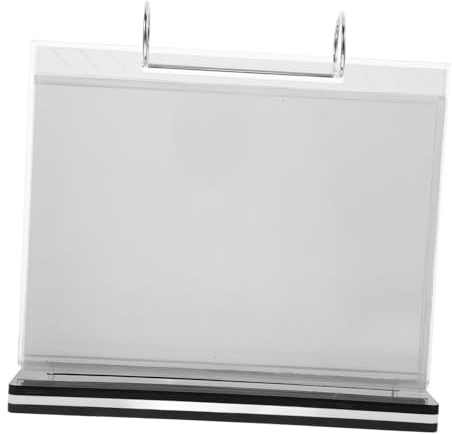 ROMISBABA Soporte Metacrilato Estable para Menú Expositor Versátil para Mesa Porta Folletos y Carteles para Restaurante y Oficina