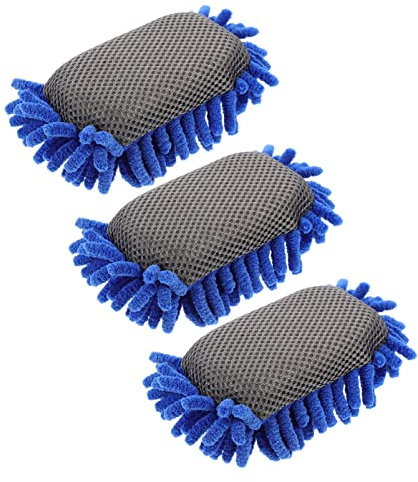 POPETPOP 3pcs Chenille Cleaning Sponge Eraser Dry Eraser for Whiteboards Chalkboards and Essential Classroom and Office Cleaning Tool