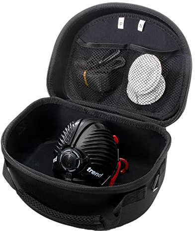 Trend Air Stealth Half Mask Respirator, Small/Medium with Replacement P3 Filters & Storage Case, STE/M/CASE