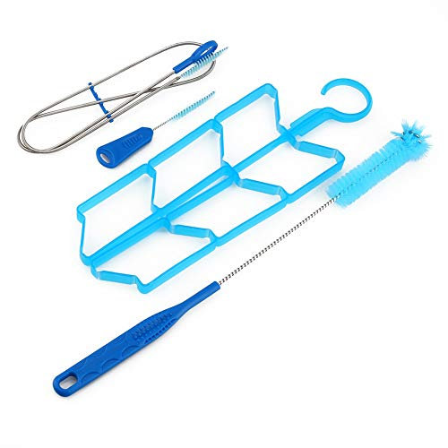 NDNCZDHC Trinkblasen-Reinigungsset, Nylon-Wasserblasen-Reinigungsset, Tragbares Reinigungsbürsten-Set, Trinkblasen-Trockner