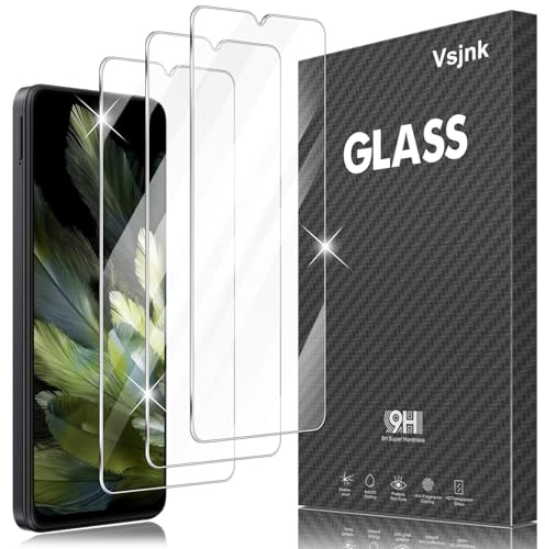 Vsjnk Screen Protector Compatible with Blackview Wave 8C/Wave 8/Oscal Flat 2/Oscal Flat 2C Tempered Glass,3-Pack Protection Film Anti fingerprint Anti scratch Anti bubble Hardness 9H