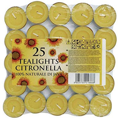 Prices 016668 Citronella Teelichter, 25 Stück