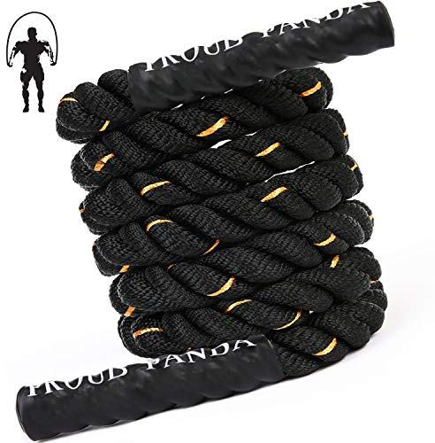 Schweres Springseil für Fitness, 0,9 kg/1,4 kg/2,3 kg, gewichtetes Springseil, Erwachsene, Männer/Frauen, Ganzkörpertraining, Krafttraining im Fitnessstudio, Verbesserung der Kraft und Muskelaufbau