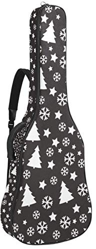 Gitarrentasche mit Reißverschluss, wasserdicht, weich, für Bassgitarre, Akustik- und klassische Folk-Gitarre, Zedernholz