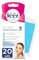 Veet Pure Bandas de Cera Fría Depilatoria para Depilación Facial Adecuado para Labio Superior (Bigote), Fórmula de Cera Hipoalergénica para Pieles Sensibles, 20 Tiras