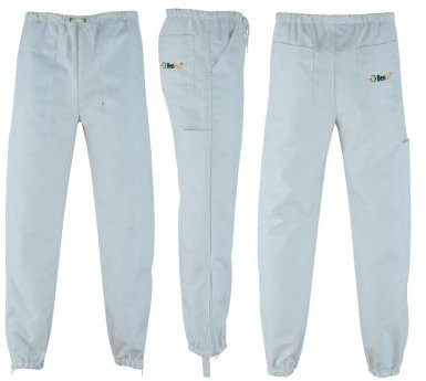 Imkerhose Deluxe doppellagig cremeweiß - BeeFun®: XL