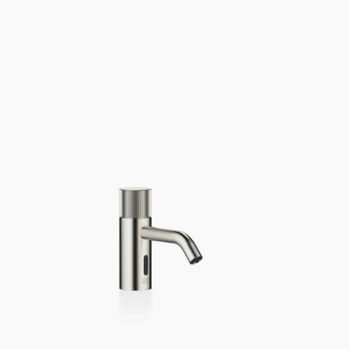 Dornbracht META Waschtischarmatur, Netzbetrieb, ohne Ablaufgarnitur, Ausladung 125mm, 44511660-06, Farbe: Platin gebürstet