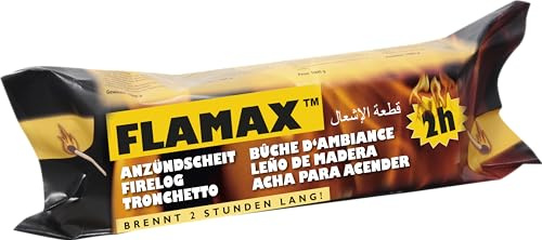 1-100 Stück Flamax Kamin Anzündscheit Kaminscheid Firelog 1,1 Kg (5)