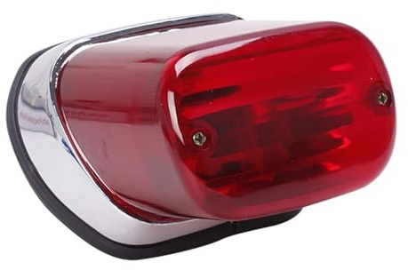 Hinten Rücklicht Motorrad Schwanz Bremslicht ABS Rot Motorrad Hinten Blinker Bremsleuchte Für Yam&aha Virago XV250 XV400