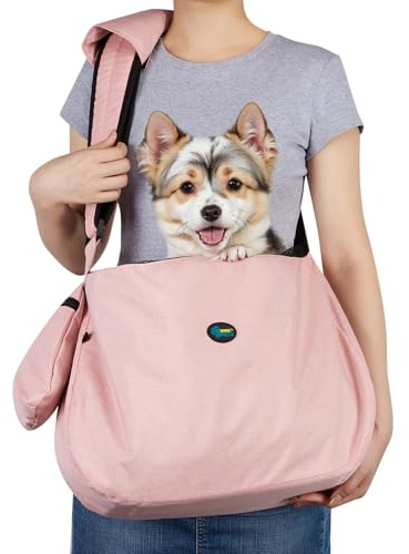Ownpets Hundetragetasche Bis 11kg | Mit Schulterpolster und Fronttasche, 29 cm Tief * 47 cm Breit