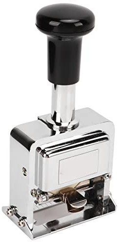 Automatischer Nummerierungsstempel, Selbstfärbendes Zinklegierungsgehäuse, Robust, Langlebig, 10-stelliges Klares Codierungsnummernstempel-Griffdesign für Medizin, für die