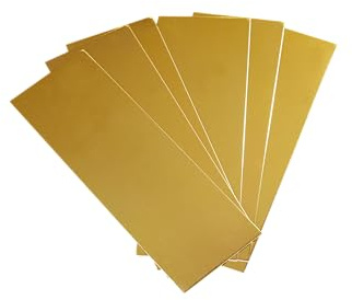Patisse, 13952, set med 6 tårtsålar, kakor, presentationssulor, 29 cm x 10 cm, guld, kartong