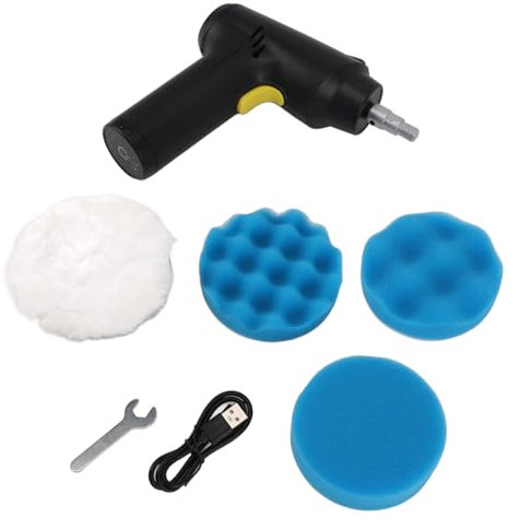 Niiyen Tampon sans Fil Polisseuse sans Fil Polisseuse sans Fil Kit de Polissage de Voiture Kit de Cirage de Voiture Cireuse sans Fil Polisseuse sans Fil pour épilation à la Cire