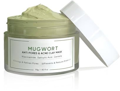 Maschera per la Pulizia Profonda, Maschera Fango, Mascher Fango Per Viso, Maschera Viso Purificante e Idratante, Maschere Viso Maschera all'argilla, Maschere Argilla Viso per la Pulizia Profonda