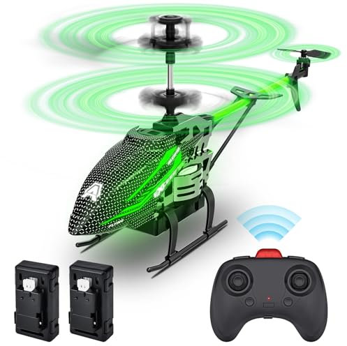BuzzoXerex Ferngesteuert Hubschrauber, 2.4G RC Hubschrauber Spielzeug, Rc Helikopter Flugzeug mit LED-Licht, 3.5 Kanal, Gyro und Feste Höhe, RC Flugzeuge Jungen und Erwachsene