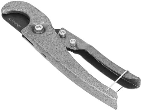 Gavigain Cortador de tubos con una sola mano, acero de aleación, palanca de bloqueo automático, mango que ahorra mano de obra, para reparaciones de bricolaje de PVC, PPR y plomería
