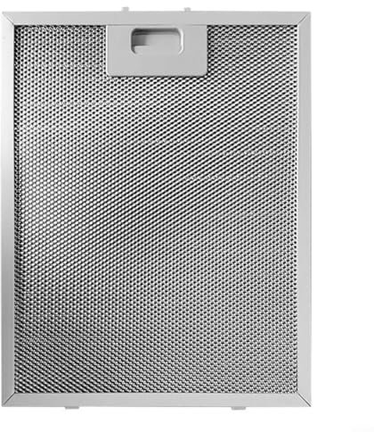 Gettimore Range Hood Filter Oil Screen, Stainless Steel Baffle 340x280x9mm 5-Layer Aluminum Grease Filtration System
