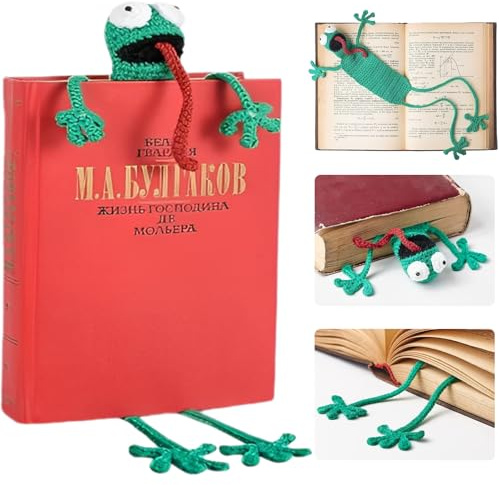 LOMSUXA 3D Karikatur Tier Lesezeichen, Personalisiert, Kinder, Lehrer, Buchliebhaber, Leser, Frauen, Mutter, Freunde, Studenten, Mehrfarbig, Stoff, 1 Stück, 35 cm x 6 cm