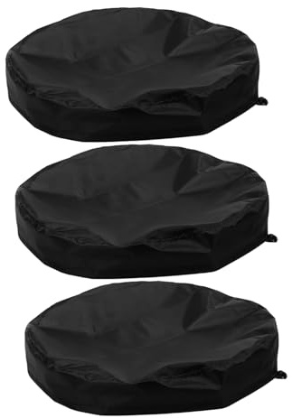 PRETYZOOM 3pcs Splashproof Rain Barrel Cover Chemical Drum Bucket Cover Oxford Protective Garden