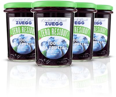Zuegg, Composta di Mirtilli Neri Zero Residui 100% da Frutta
