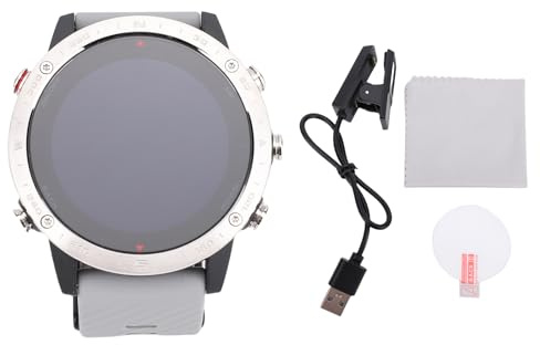 Keenso Reloj de Rastreador de Fitness de 1.3 Pulgadas, Reloj Deportivo Inteligente, con Notificaciones de Llamadas y Mensajes de Texto, Adecuados para Natación, Escalada,