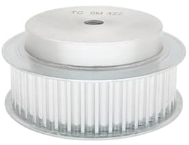 HTD 8M Zahnriemenrad 38T–45T, Bohrung 12 Mm, Aluminiumlegierung Riemenscheibe Für 25/30 Mm Riemen, Langlebiges Antriebsrad, 1 Stück(32 Mm,8M39T (Bore 12 mm))