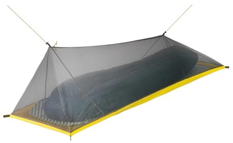 Ultraleichtes 1-Personen-Zelt (230 g/260 g) – 40D 210T Nylon, 3-4 Jahreszeiten-Campingzelt mit Moskitonetz und Belüftung(3 Seasons Tent)