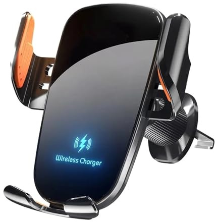 30W Wireless Car Charger Air Vent Phone Holder With Qi Certification
