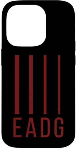 EADG Guitare Basse 4 Cordes Coque pour iPhone 14 Pro