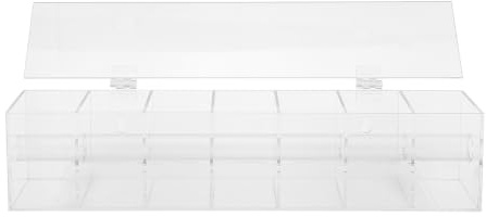 Distributeur D’Étiquettes Mural en Acrylique Transparent, Compartiments | Service Alimentaire, Commerce de Détail, Stable en Humidité et Vibrations, Retrait Confortable