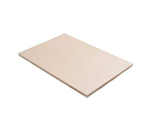 DEMOLLI Spianatoia Grande Asse Pasta con Fermo per il Piano di Lavoro, in Legno di Betulla Naturale per Impastare e Stendere la Sfoglia, Pane, Pizza, Dolci, Pasta Fatti in Casa 75x50cm