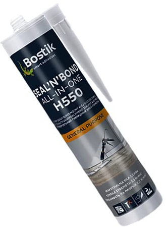 BOSTIK SUPERFIX 290 ML Montagekleber Klebdichtstoff Kartusche (290 ml Schwarz) (schwarz)