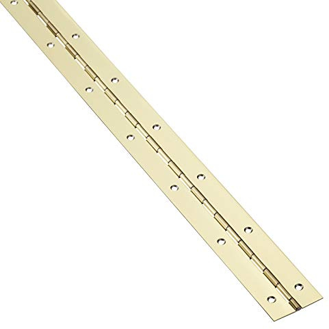 Charnière à tige 1000 x 40 x 0,7 mm Finition laiton Paumelle de porte Charnière Piano Charnière à bande de SOTECH
