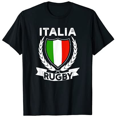 Rugby Italia Rugby Shirt für Italiener und Italien Fans T-Shirt