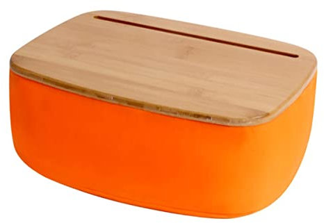 RETENA Laptopablage, Laptopständer for Schreibtisch mit Tablet-Steckplatz, Schoßtisch mit Kissen for Bett und Sofa, Bücherständer, Schlafkissen (Color : Orange)