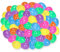 Luclay 50 huevos de Pascua coloridos rellenables de plástico para la caza de huevos para niños para llenar con golosinas de Pascua