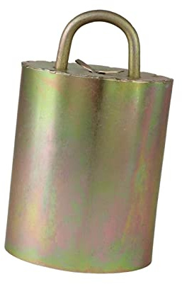 Oshhni Grazing Bell Crisp Loud Weidenglocke Windspiel Anhänger Farm Premium Kuhglocke Kuhglocken für Ziegen Kuh Hundezubehör, XXL