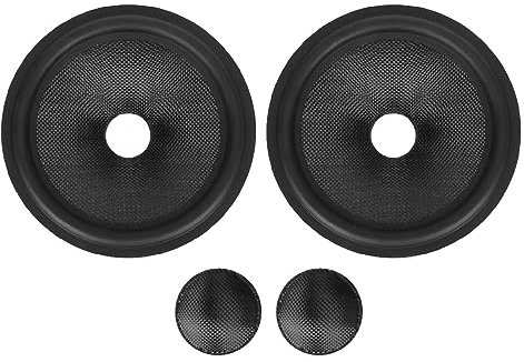 2 Pezzi di Carta per Cono Dell'Altoparlante, 7,7 Pollici di Carta Cono per Altoparlante Cono per Subwoofer Coni di Carta per Tamburo Diametro Interno 1,4 Pollici, 2 X Carta per