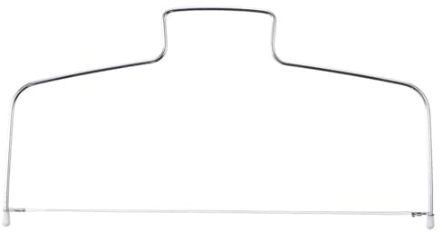 couponhub Adjustable Cake Leveler Cake Slicer with Stainless Steel Wires and Handle for Leveling Tops Pizza Bread Delaminator Cutter