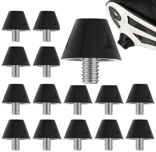 Spike Nägel, 15 FußBallschuh Ersatzspikes 13 Mm FußBallschuh Spikes, Ersatz Spikes Fußballschuh Stollen für FußBallschuhe mit 5 Mm Gewinde, Rugby-Schuhe, Kompatibilität Weitsprung (Style 1)