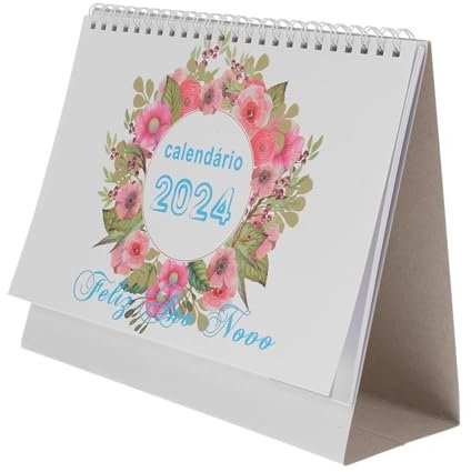 GLigeT Standkalender 2024, Tischkalender, Tischkalender, umklappbar, mit Monatsplaner, to-Do-Liste for die Lebensplanung oder Organisation
