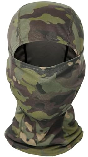 JJiaoLinin Pasamontañas Bicicleta, Mascarilla Pasamontañas Táctico de Camuflaje Balaclava para Cabeza Al Aire Libre Casco de Motocicleta Ciclismo Esquí Deportes Camuflaje