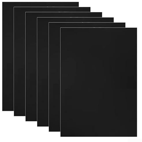 6 x Grillmatten ohne Grillen, entworfen, um hohen Temperaturen mit Leichtigkeit standzuhalten (40 x 60 cm)