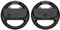 GODT GAME Switch 2 Steering Wheels for Mario Kart 8 Deluxe – 2 Pack Racing Wheel Accessories for Nintendo Switch 2 Joy-Con, Anti-Slip Grip, Plug-and-Play, Ergonomic Design (Black & Black)