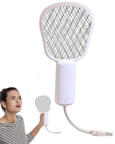 Tapette à mouches – Petit piège à mouches électrique puissant USB | Fournitures quotidiennes en plein air pour terrasse, camping, hôtel, voyage, cuisine, camping en plein air